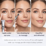 DNR SKIN Under Eye Cream - Remove Dark Circles Mini Vibration Hexapeptide Tight Stay-Up Eye Cream 20g - Image 4